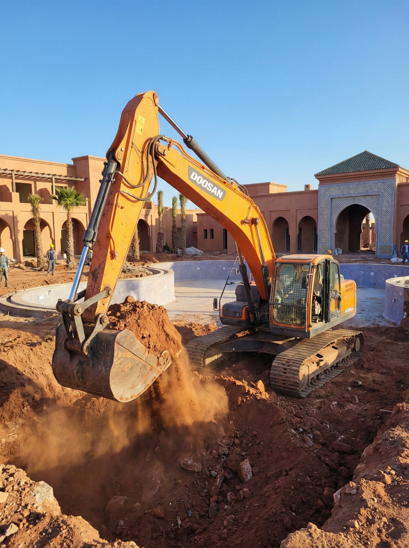 Aménagement Marrakech - Création piscine