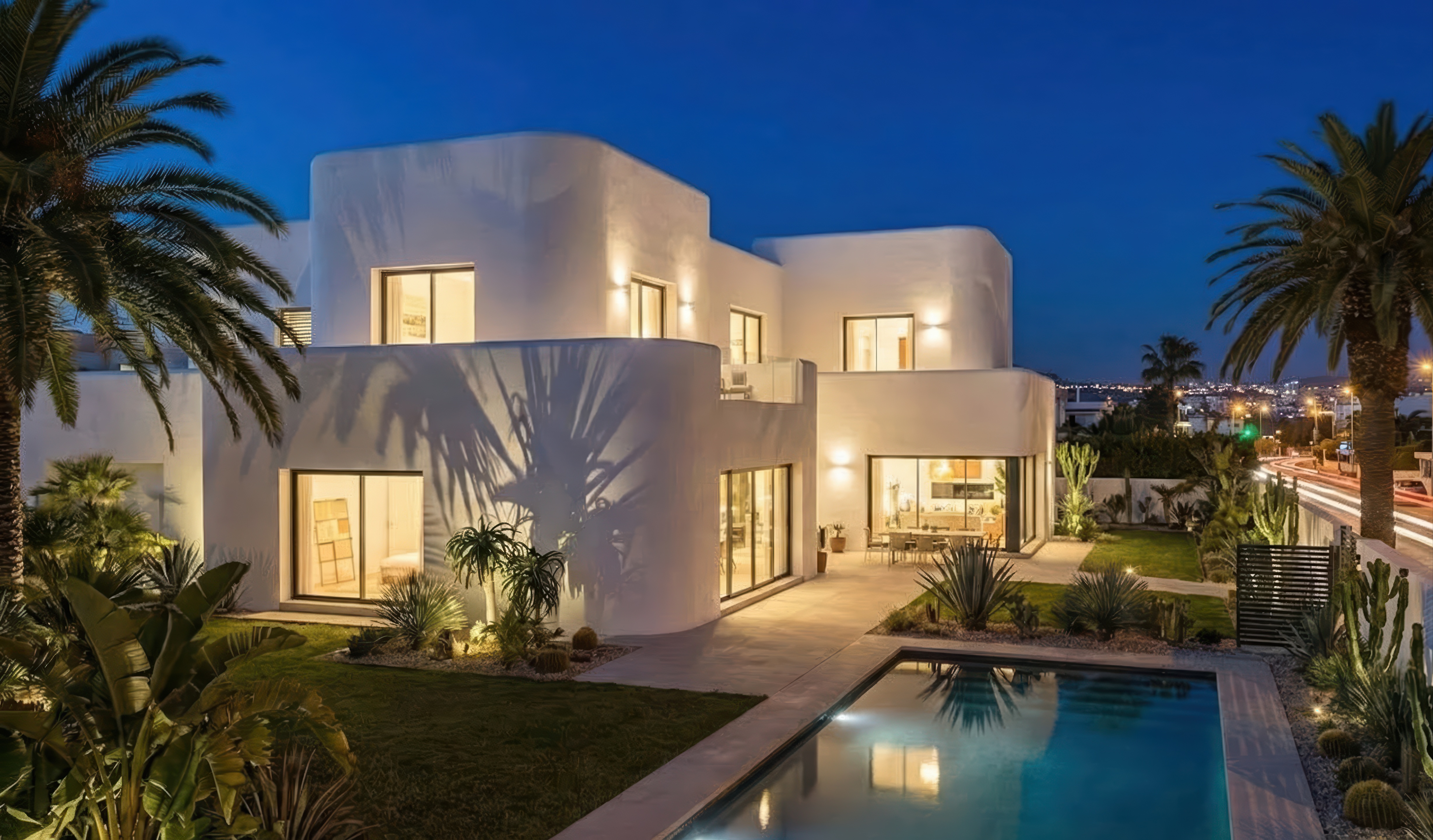 Construction villa avec piscine à Marrakech